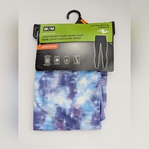 NWT Athletic Works Girls' (Medium) Tie-Dye Lightweight Base Layer Pants/Leggings